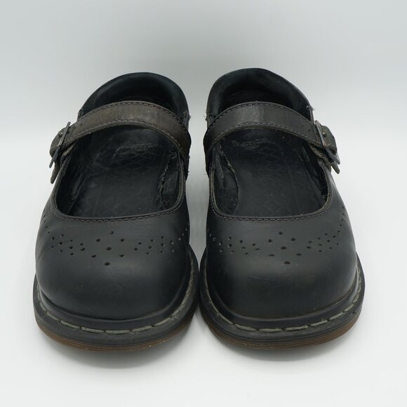 Dr. Martens Vintage Black Leather Buckle Mary Janes Kara Women's Size 39 (EU) - Picture 6 of 10